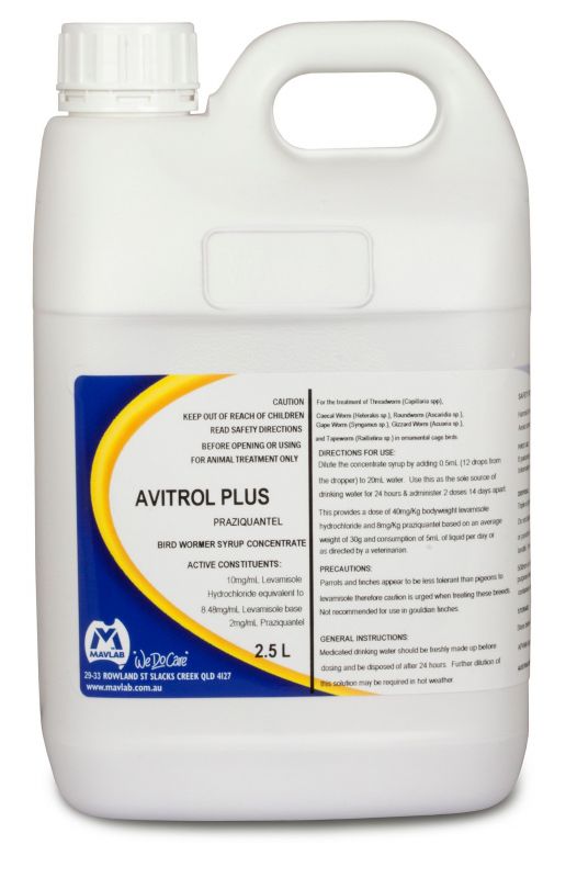 AVITROL PLUS WORMER 2.5L