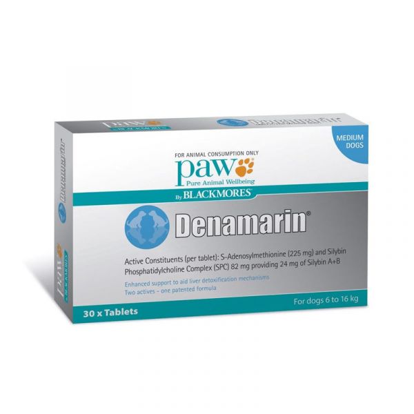 PAW DENAMARIN MEDIUM 225MG 30 S