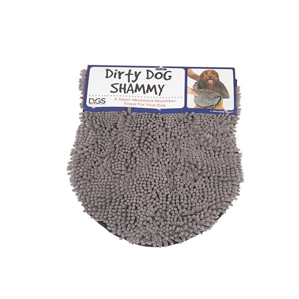DOG GONE SMART DIRTY SHAMMY TOWEL GREY