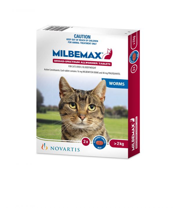 MILBEMAX TASTY LGE CAT 2'S