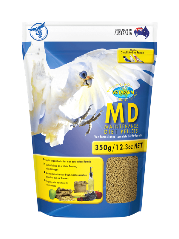 VETAFARM PARROT PELLET MAINTENANCE DIET 350G