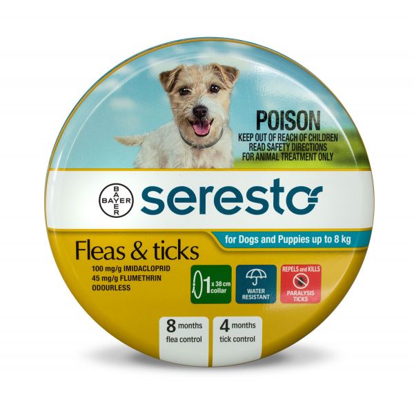 SERESTO COLLAR DOG UNDER 8KG