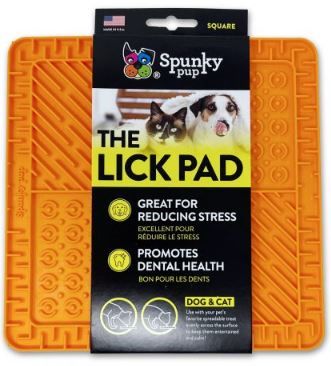 LICK PAD ORANGE SQUARE