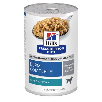 HILLS DOG DERM COMP 370G 12'S